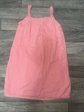 Roxy Pink Sleeveless Cotton Dress